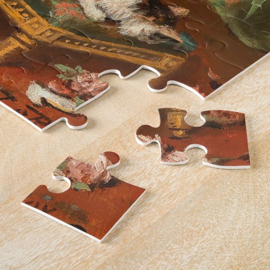 Trotse moeder kat | Jules Le Roy Legpuzzel (Zijkant)