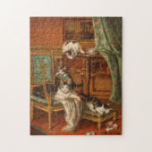 Trotse moeder kat | Jules Le Roy Legpuzzel (Verticaal)