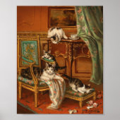 Trotse moeder kat | Jules Le Roy Poster (Voorkant)