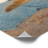 Trotse Moeder Kat Wilhelm Schwar Kunst Poster (Hoek)