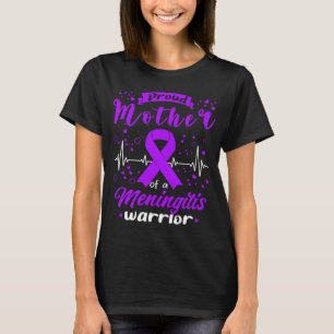 Trotse Moeder MENINGITIS Krijger T-shirt