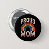 Trotse moeder Rainbow LGBTQ Gay Pride Ally Ronde Button 5,7 Cm (Voorkant /achterkant)