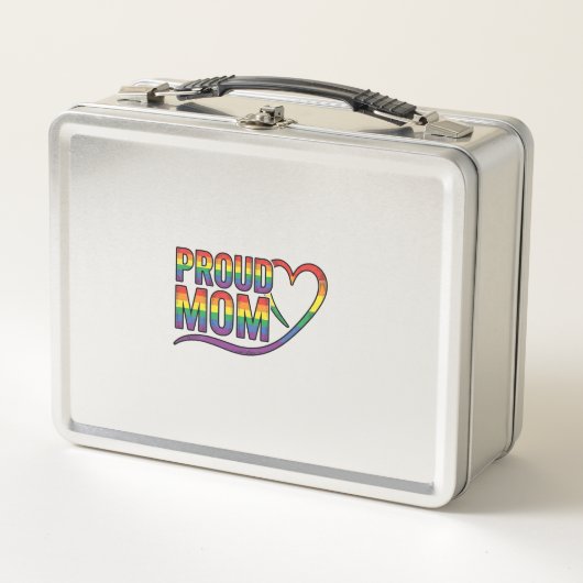 Trotse Moeder Regenboog Hart Vintage Gravure Ontwe (Voorkant)