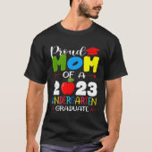 Trotse Moeder van 2023 Kindergen Afstuderen Afstud T-shirt (Voorkant)