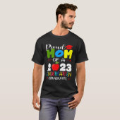 Trotse Moeder van 2023 Kindergen Afstuderen Afstud T-shirt (Voorkant volledig)