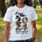 Trotse moeder van 2024 Afstuderen Custom Photo Col T-shirt