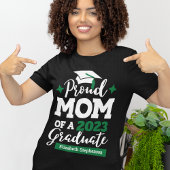 Trotse Moeder van 2024 afstuderen zwart groen pet  T-shirt