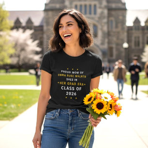 Trotse Moeder van Afgestudeerde Dochter Haar Afstu T-shirt