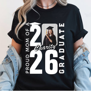 Trotse Moeder Van Afgestudeerde Van 2026 Op Maat G T-shirt