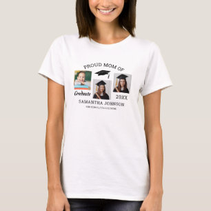 Trotse moeder van Afstuderen 20XX 3 Photo Collage  T-shirt
