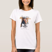 Trotse moeder van de afgestudeerde | Afstudeerfoto T-shirt (Voorkant)