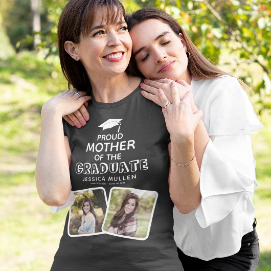 Trotse moeder van de afgestudeerde afstuderen t-shirt