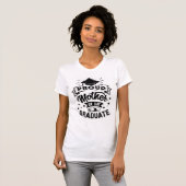 Trotse moeder van de afgestudeerde t-shirt (Voorkant volledig)