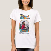 Trotse Moeder van de afstuderen foto groovy retro T-shirt (Voorkant)