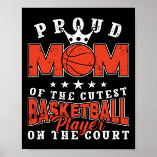 Trotse moeder van de beste basketballer poster