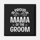 Trotse moeder van de bruidegom bruid echtgenote vr magneet (Voorkant)