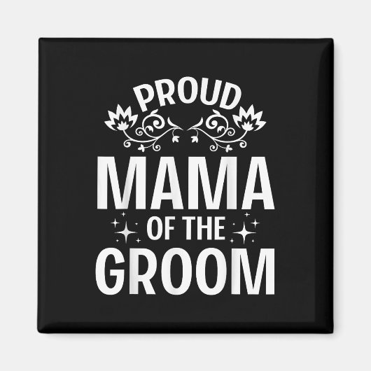 Trotse moeder van de bruidegom bruid echtgenote vr magneet (Voorkant)