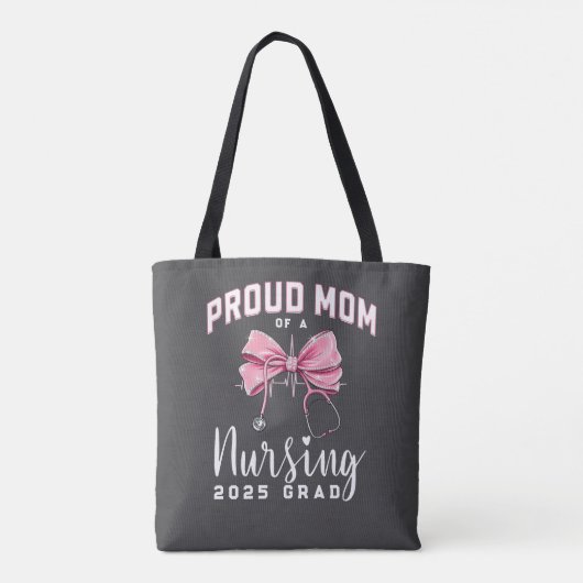 Trotse moeder van de verpleging Afstuderen Tote Bag (Achterkant)