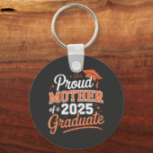 Trotse moeder van een 2025 Afstuderen - Afstuderen Sleutelhanger (Voorkant)