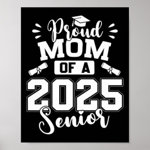 Trotse moeder van een 2025 senior Afstuderen Afstu Poster