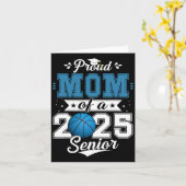 Trotse moeder van een 2025 Senior Afstuderen Sketl Kaart (Gele Bloem)