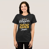 Trotse moeder van een 2026 senior 2026 klasse van  Tri-Blend shirt (Voorkant volledig)