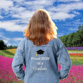 Trotse moeder van een afgestudeerde denim jacket