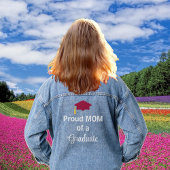Trotse moeder van een afgestudeerde denim jacket