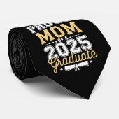 Trotse Moeder Van Een Afgestudeerde In 2025 Diplom Stropdas (Opgerold)