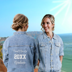 Trotse moeder van een afgestudeerde in 20XX Denim Jacket