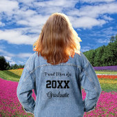 Trotse moeder van een afgestudeerde in 20XX Denim Jacket