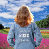 Trotse moeder van een afgestudeerde in 20XX Denim Jacket