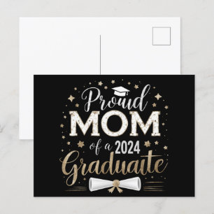 Trotse moeder van een afgestudeerde van de klas va briefkaart