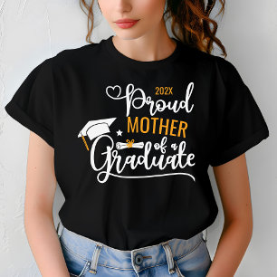 Trotse moeder van een Afstuderen ouder gewoonte T-shirt