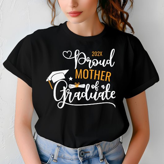 Trotse moeder van een Afstuderen ouder gewoonte T-shirt