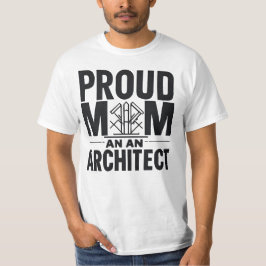 Trotse moeder van een architect t-shirt