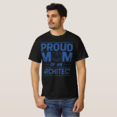 Trotse moeder van een architect t-shirt (Voorkant volledig)