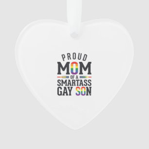 Trotse moeder van een brutale homoseksuele zoon vi ornament