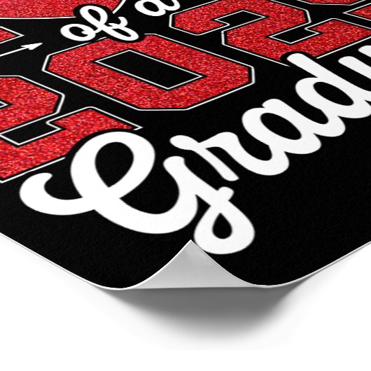 Trotse moeder van een CL van 2025 Afstuderen Senio Poster (Hoek)