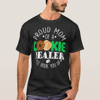Trotse moeder van een cookie dealer 8 t-shirt