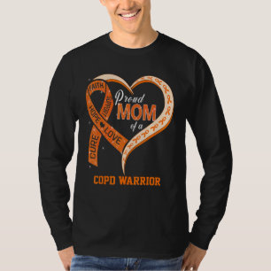 Trotse Moeder Van Een COPD Strijder Lint Hart T-shirt