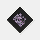 Trotse moeder van een epilepsie krijger Show uw st Servet (Hoek)