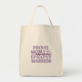 Trotse moeder van een epilepsie krijger Show uw st Tote Bag