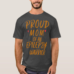 trotse moeder van een epilepsiegerier t-shirt
