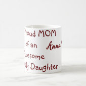 Trotse moeder van een geweldige dochtertje voeg na koffiemok (Center)