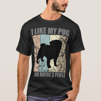 Trotse Moeder Van Een Geweldige Pug Shiba T-shirt