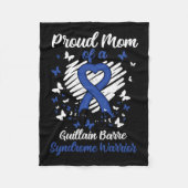 Trotse moeder van een Guillain-Barre syndroom Warr Fleece Deken (Voorkant)