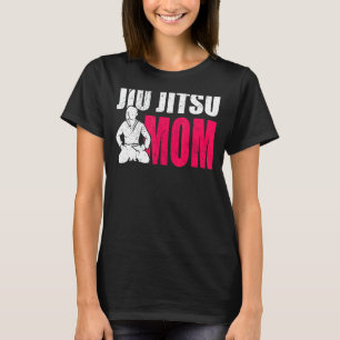 Trotse moeder van een Jiu Jitsu vechter BJJ moeder T-shirt