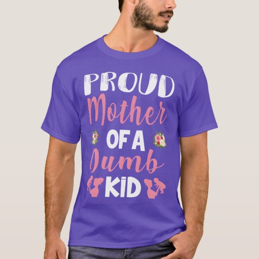 Trotse moeder van een Kind meisje T-shirt (Voorkant)