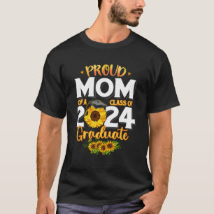 Trotse moeder van een klas van 2024 Afstuderen sen T-shirt